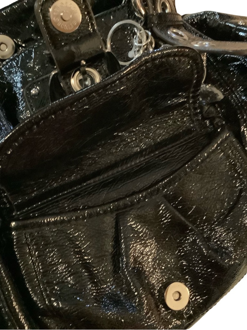 KathyVanZeeland Satchel Handbag
EXC. Cond/See pics for size Orig $99 SELL: $25 - Picture 7 of 12